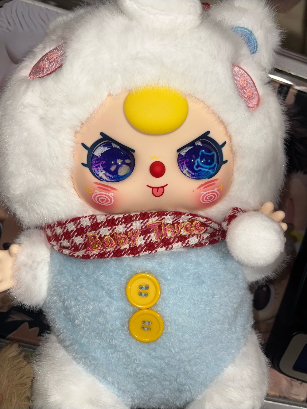 Baby three v 2 400% plush snowman